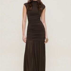 Dynamite Brown Maxi Dress